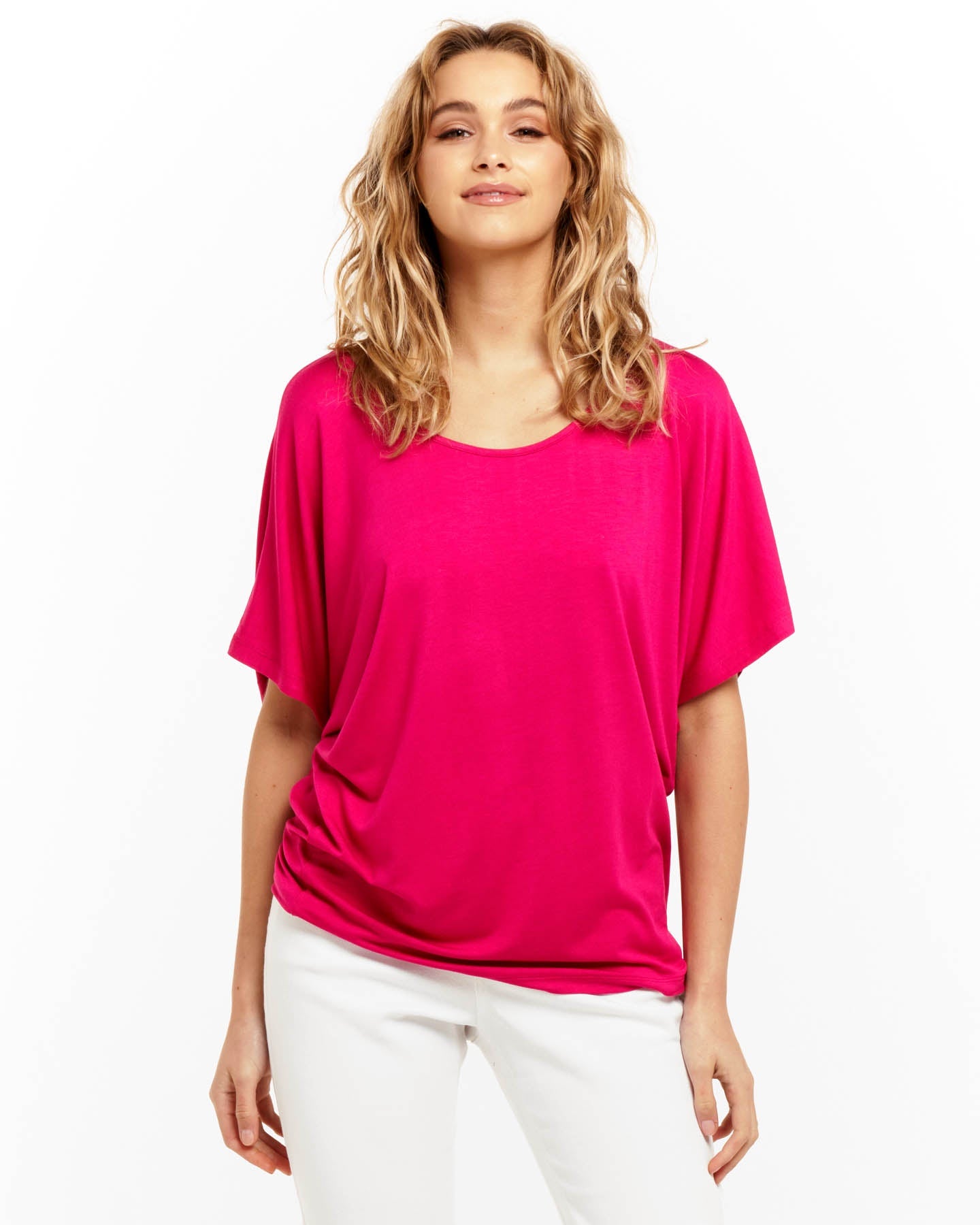 Betty Basics Maui Tee - Magenta