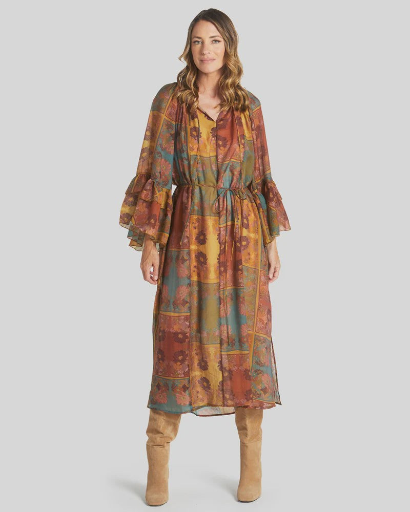 FATE + BECKER BOHEMIAN DRESS - NOUVEAU FLORAL