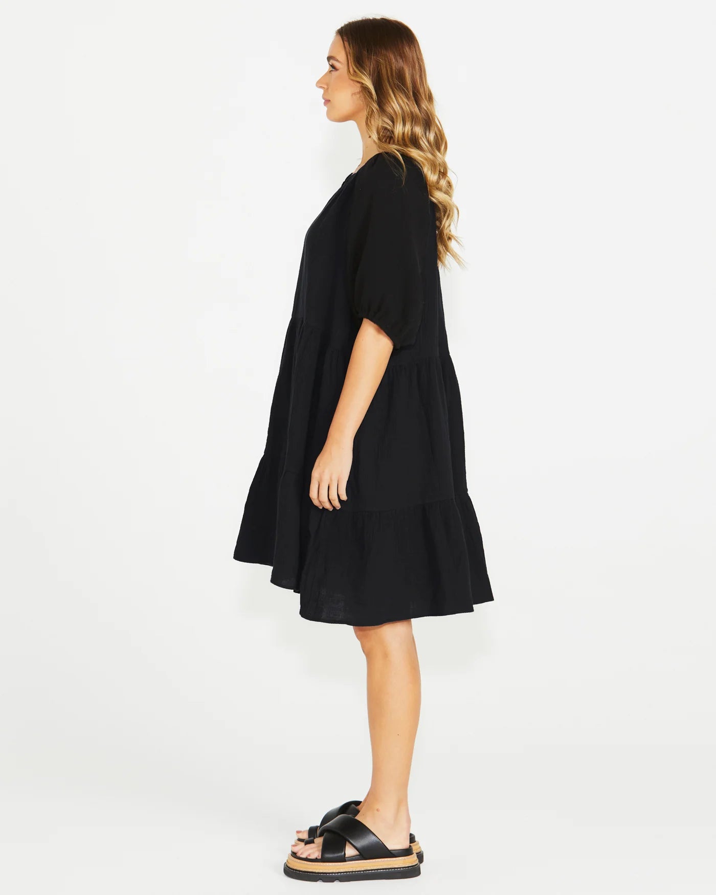 SASS HENNY DRESS - BLACK