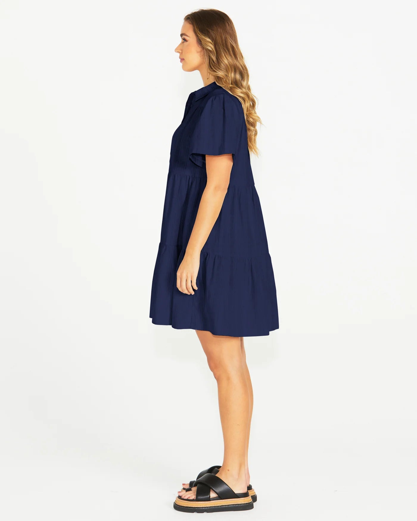 SASS ODELL DRESS - NAVY