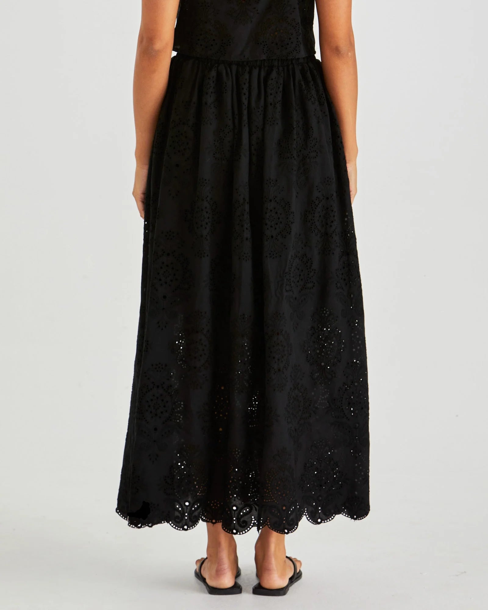 SASS ANI FULL SKIRT - BLACK