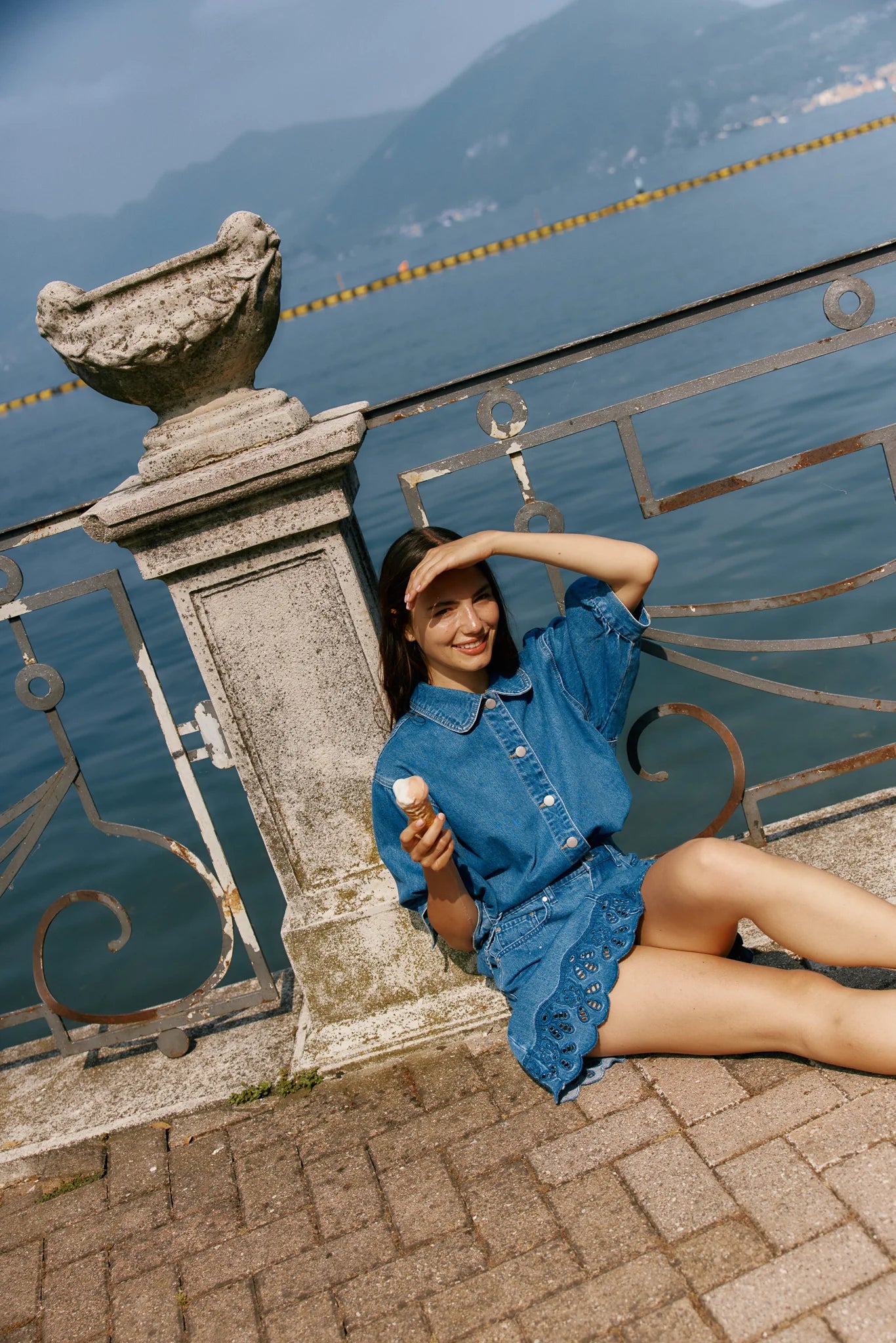 SASS PERRI BLOUSE - CLASSIC BLUE WASH WAS $109.99 <<<<SALE>>>>