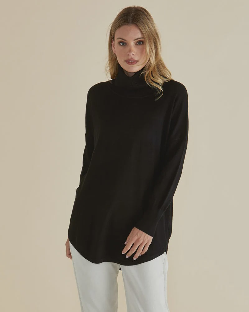 BETTY BASICS FLEUR ROLL NECK JUMPER