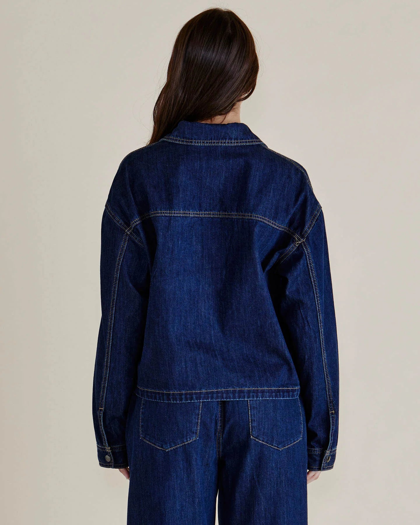 BETTY BASICS SELBY DENIM JACKET - DARK DENIM BLUE WAS $99.99 <<<<SALE>>>>