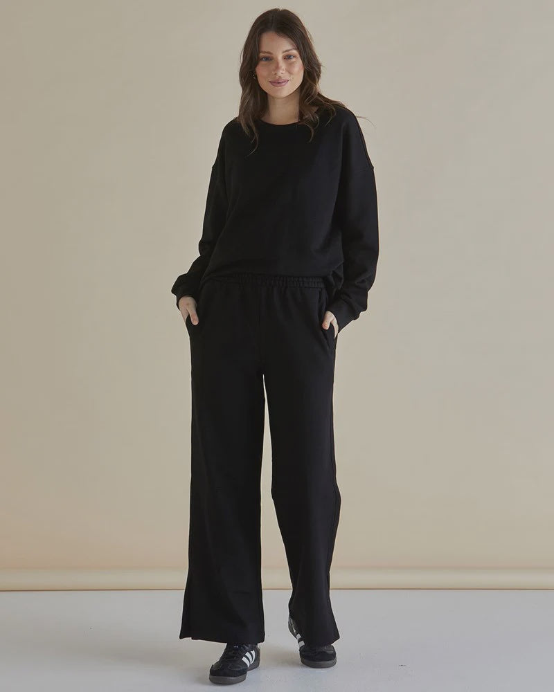 BETTY BASICS PACE JOGGER BLACK