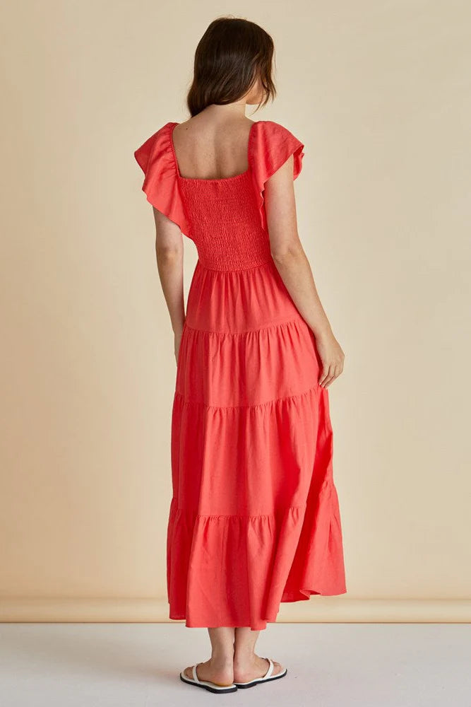 SADIE DRESS - RED WAS $124.99 <<<SALE>>>>