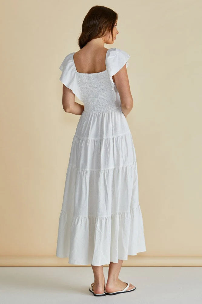 SADIE DRESS - WHITE