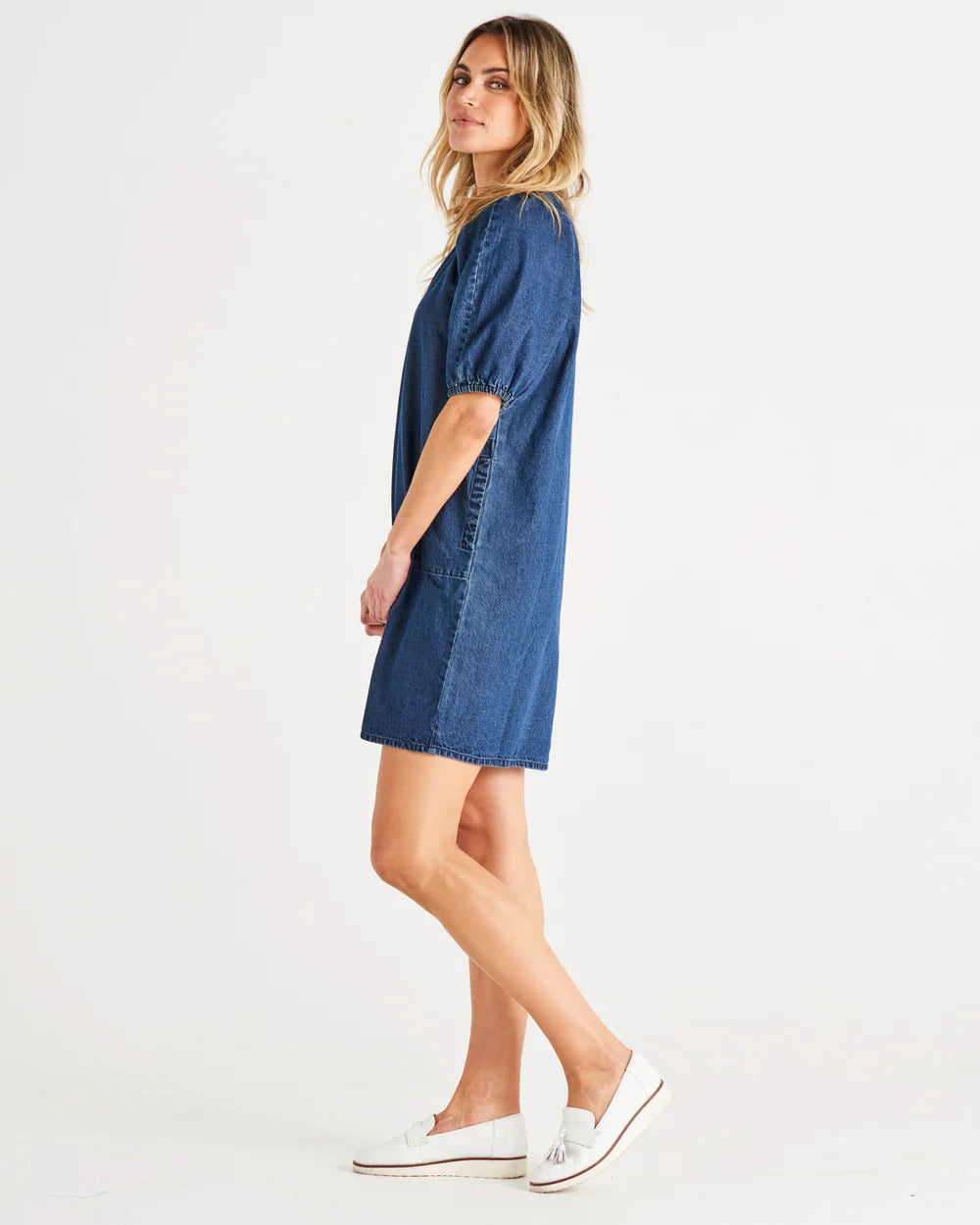 BETTY BASICS MAHALO DENIM DRESS