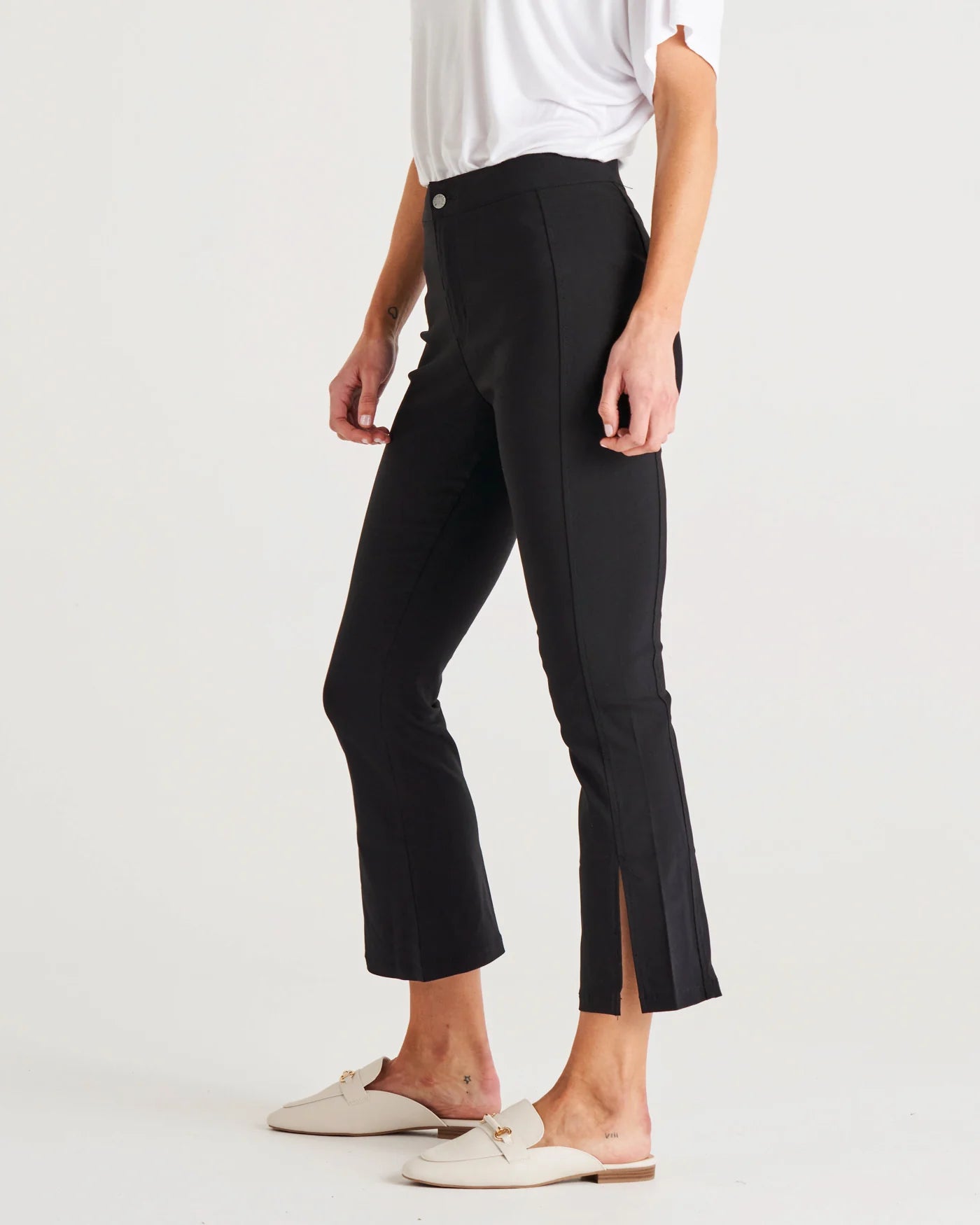 BETTY BASICS EDWINA BENGALINE SPLIT LEG PANTS