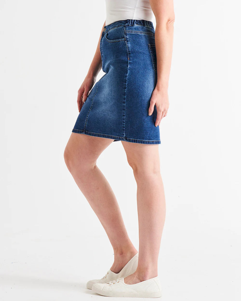 BETTY BASICS NALA DENIM SKIRT