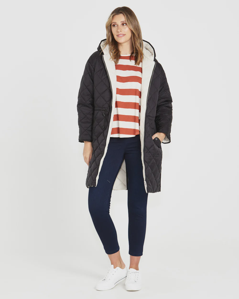 BETTY BASICS ALEXA REVERSIBLE PUFFER JACKET WAS $154.99... NOW....