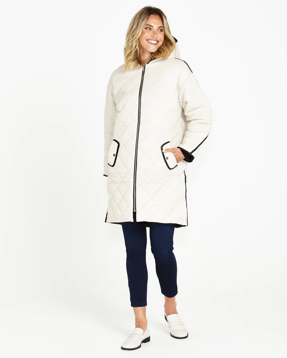 BETTY BASICS ALEXA REVERSIBLE PUFFER JACKET WAS $154.99... NOW....