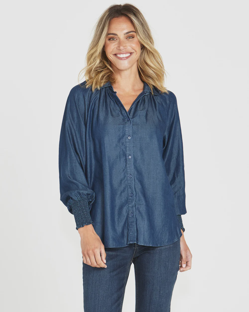 BETTY BASICS NINA LYOCELL SHIRT