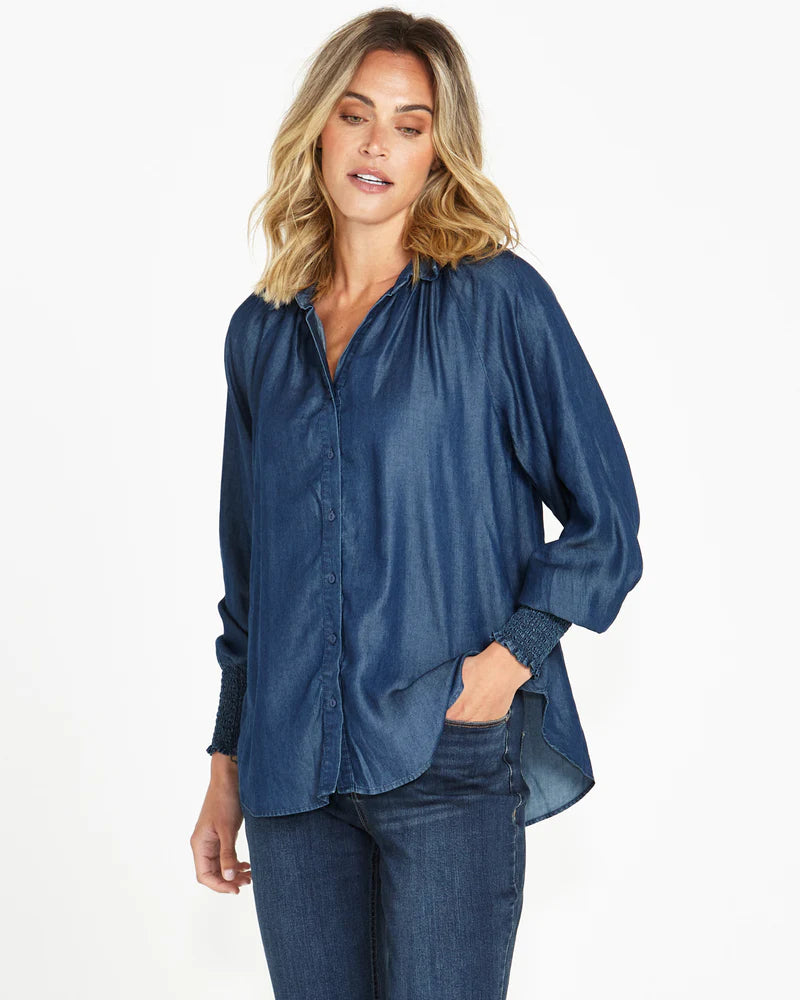 BETTY BASICS NINA LYOCELL SHIRT