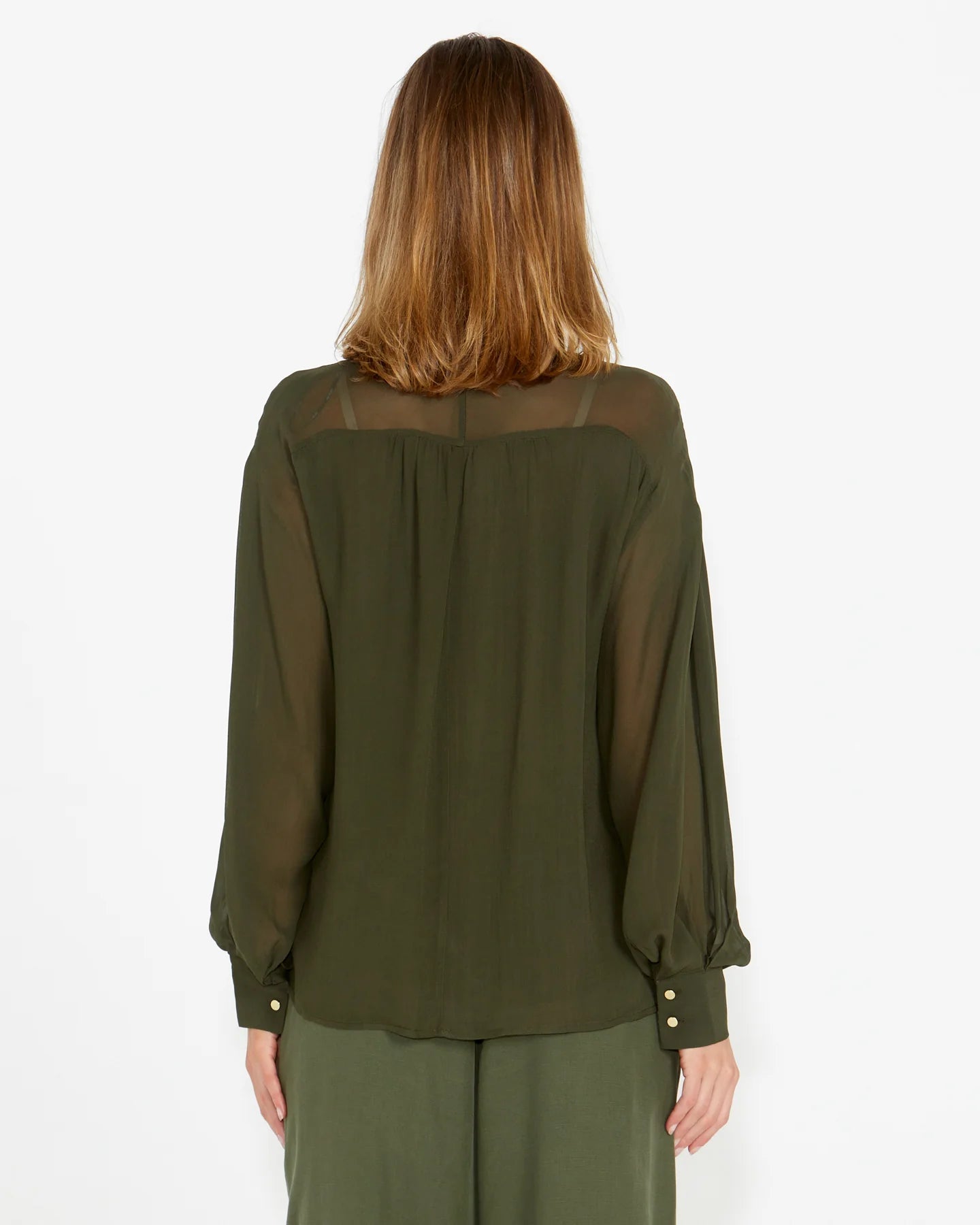 FATE + BECKER HONEST BOHO BLOUSE - OLIVE