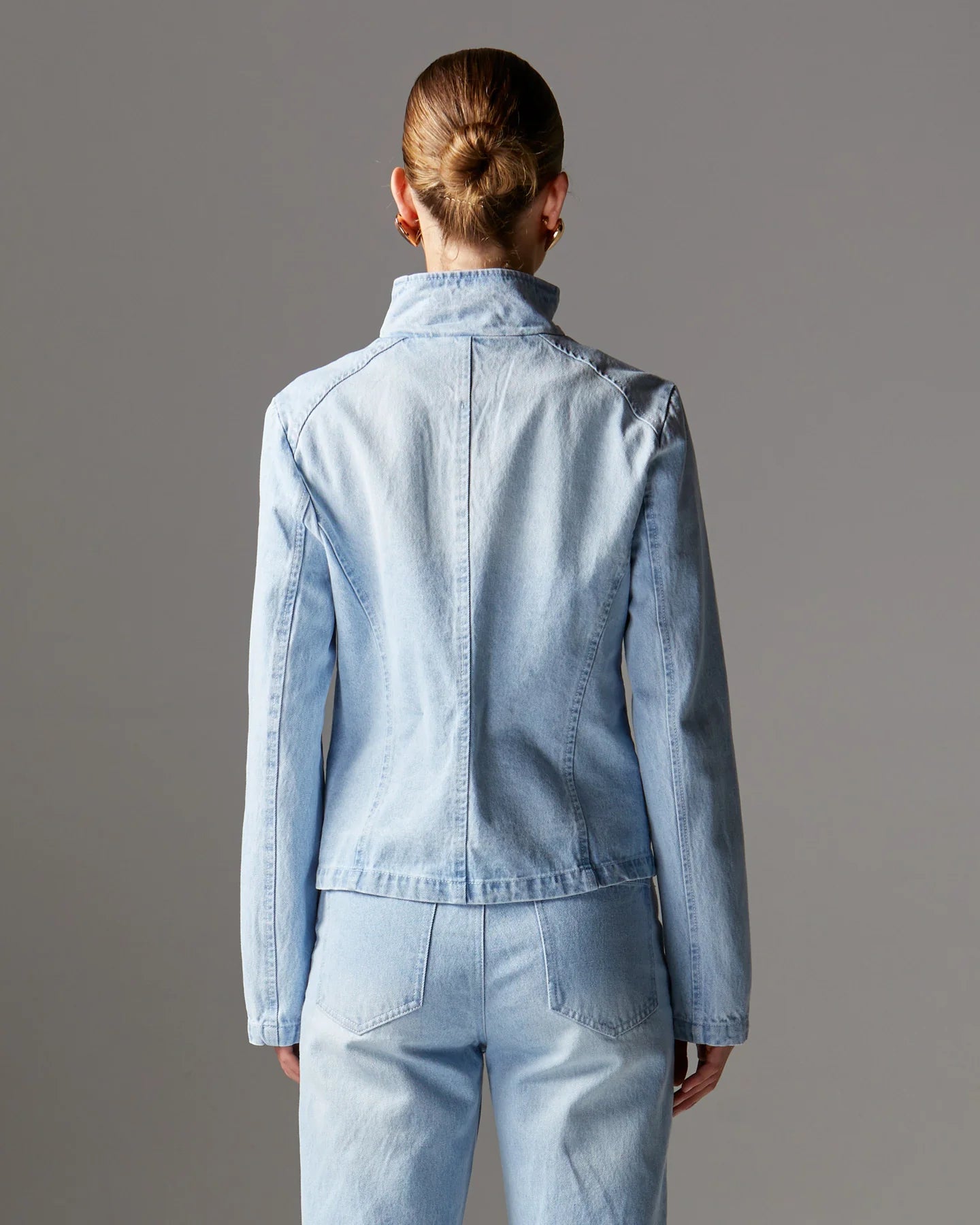 FATE + BECKER FLIGHT DENIM JACKET - BLEACH WASH