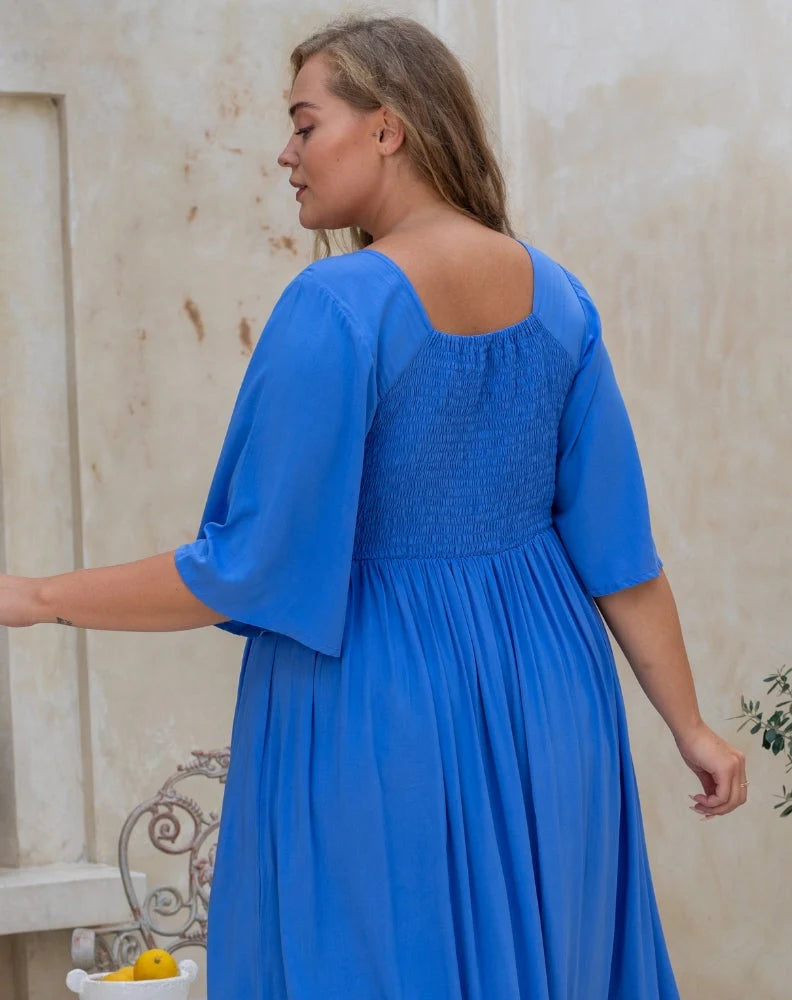 KALANI DRESS - BLUE