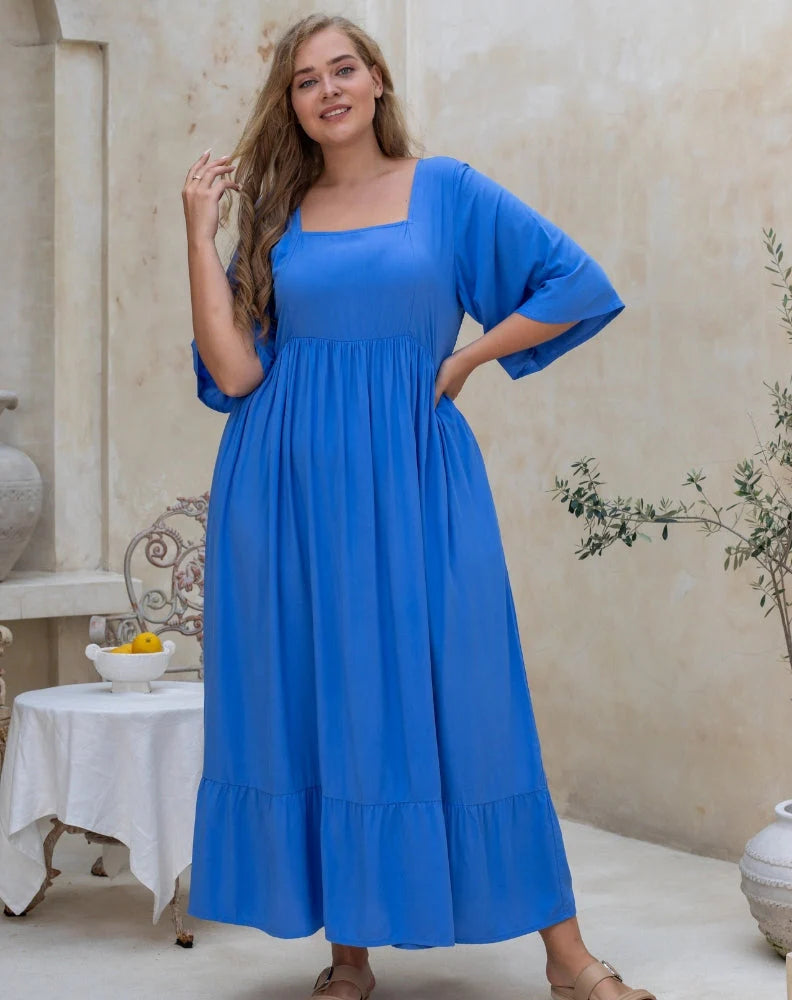 KALANI DRESS - BLUE