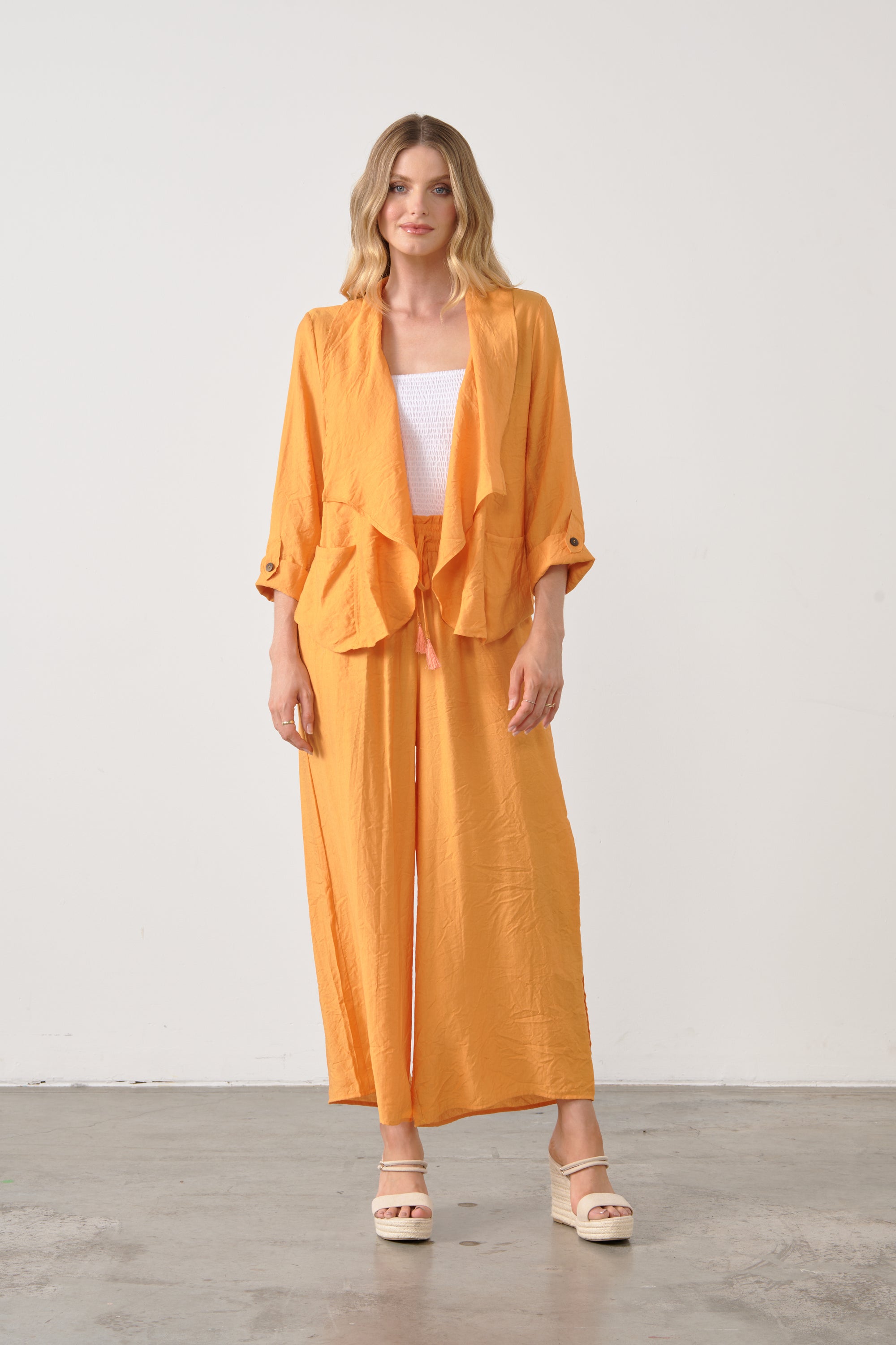 BUTTERNUT WIDE LEG PANTS