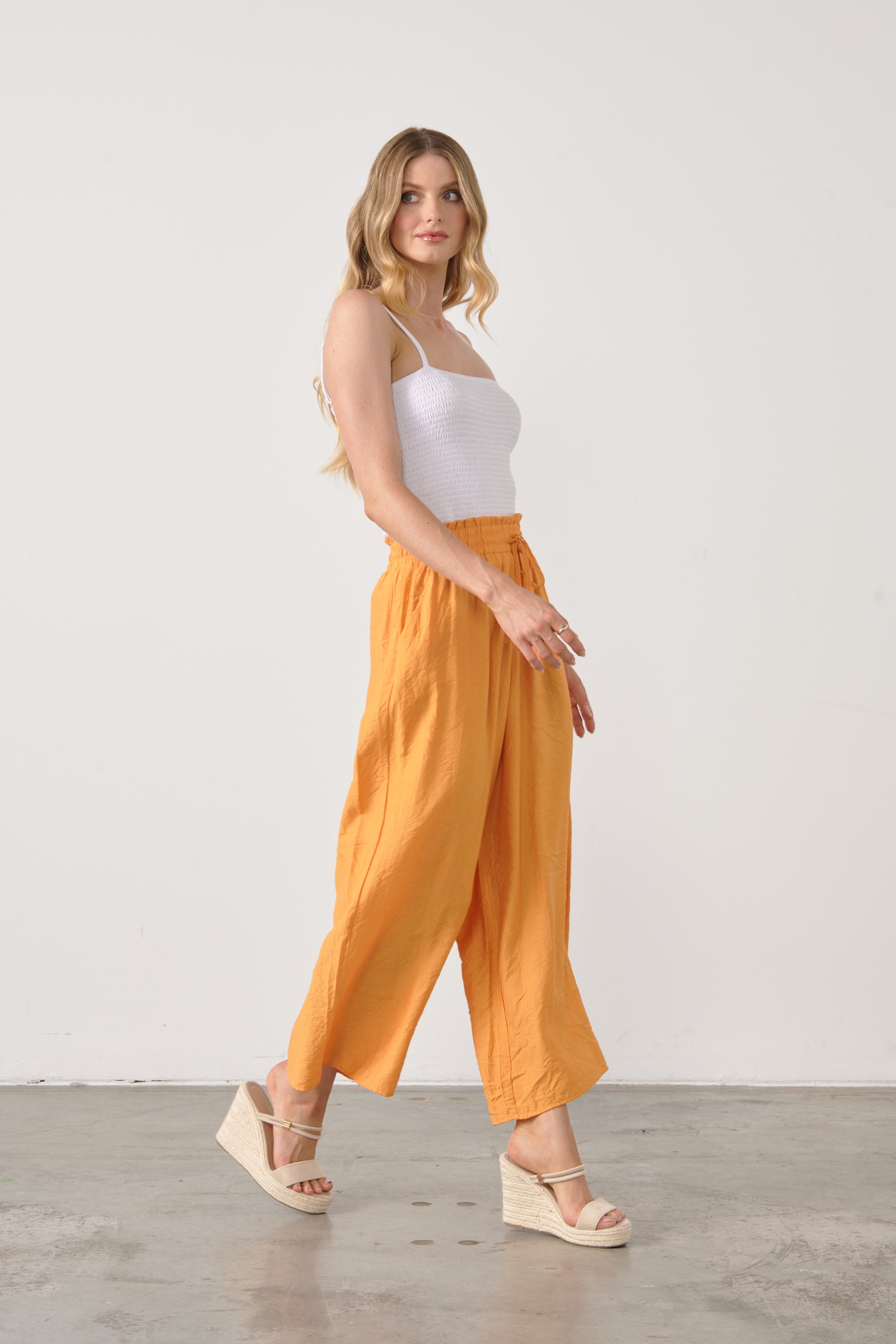 BUTTERNUT WIDE LEG PANTS