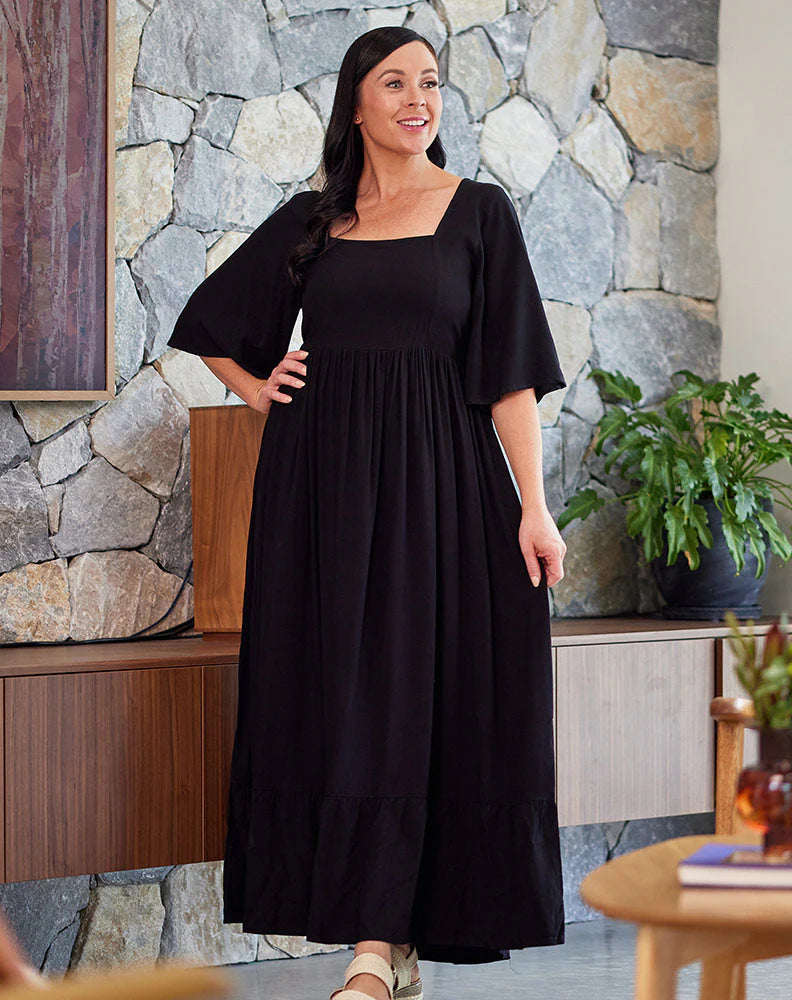 FREEZ KALANI DRESS - BLACK