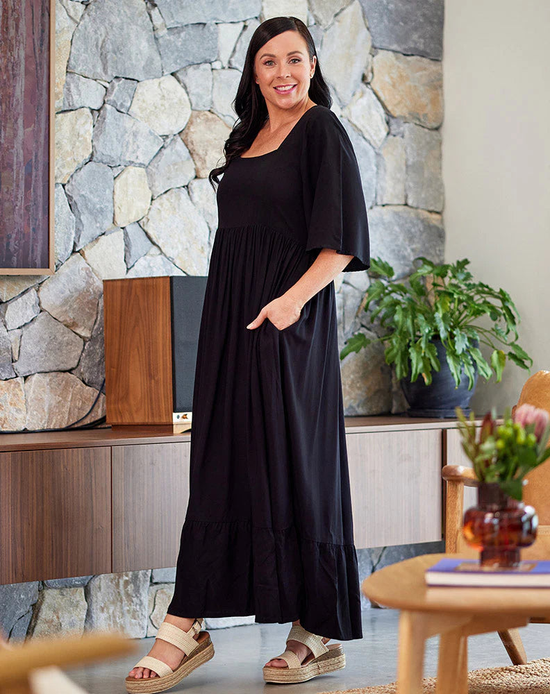 FREEZ KALANI DRESS - BLACK