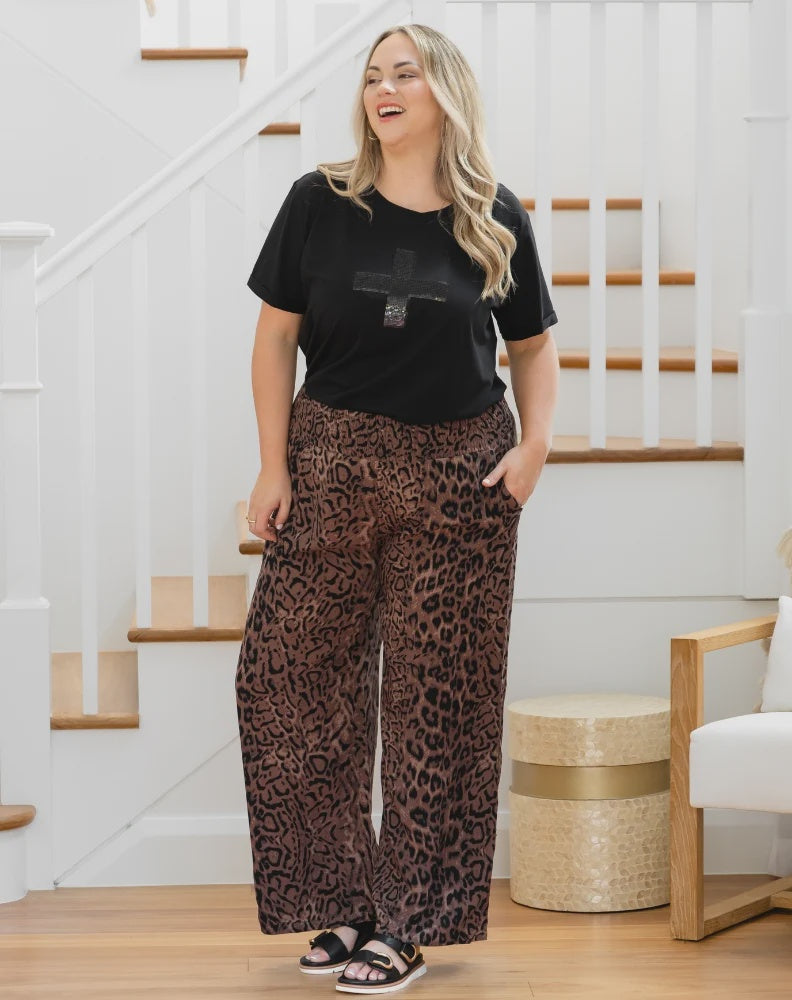 RESORT PANTS - LEOPARD