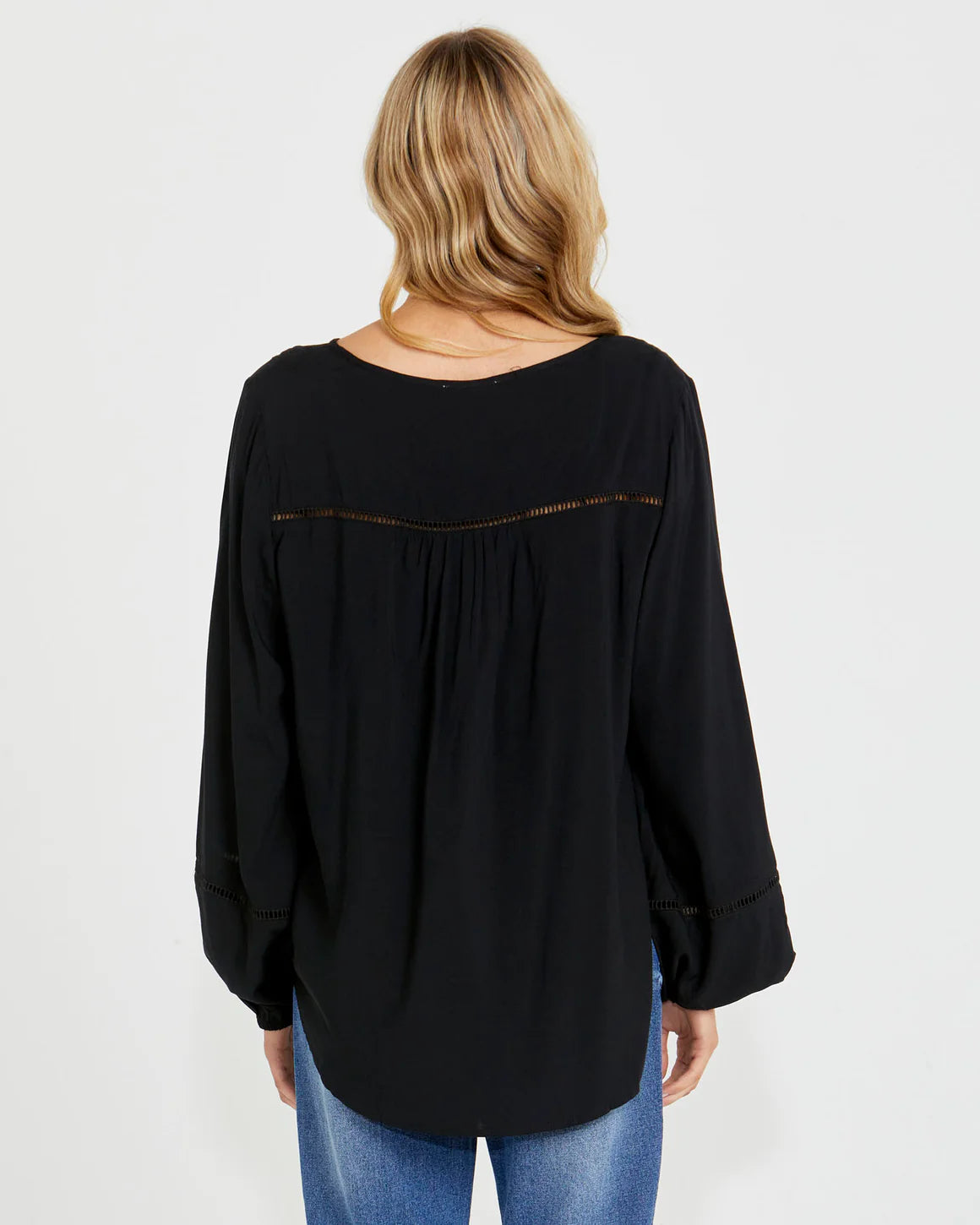 SASS MONTANA BOHO BLOUSE BLACK was $79.99 sale now.....