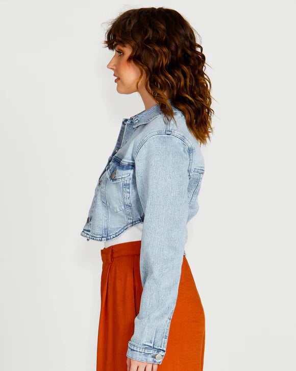 SASS RHEA CROPPED DENIM JACKET