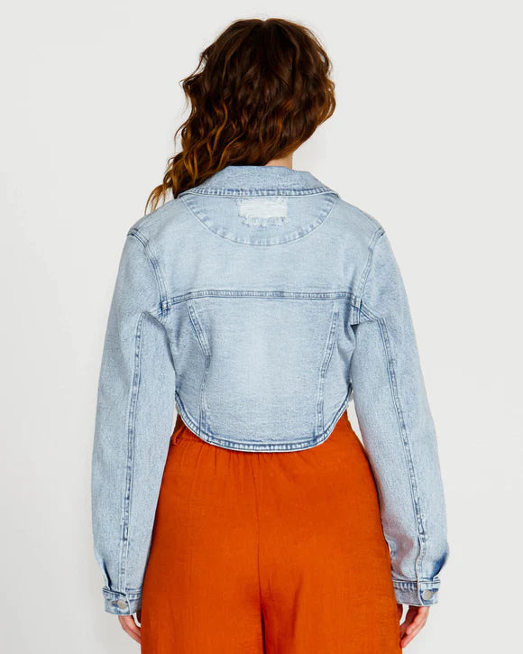 SASS RHEA CROPPED DENIM JACKET