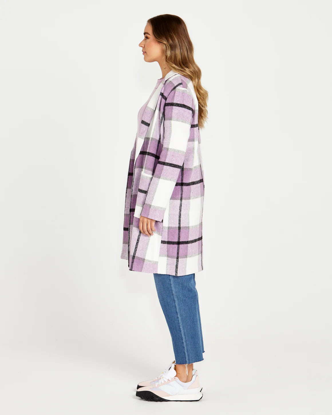 SASS JODI CHECK COAT - WAS $124.99 ... NOW...