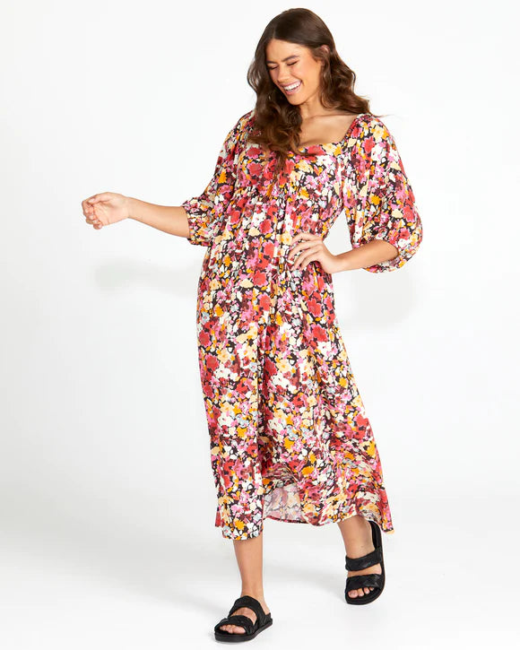 SASS ARABELLA MAXI DRESS - FLOWER PRINT - SALE-- WAS 99.99....