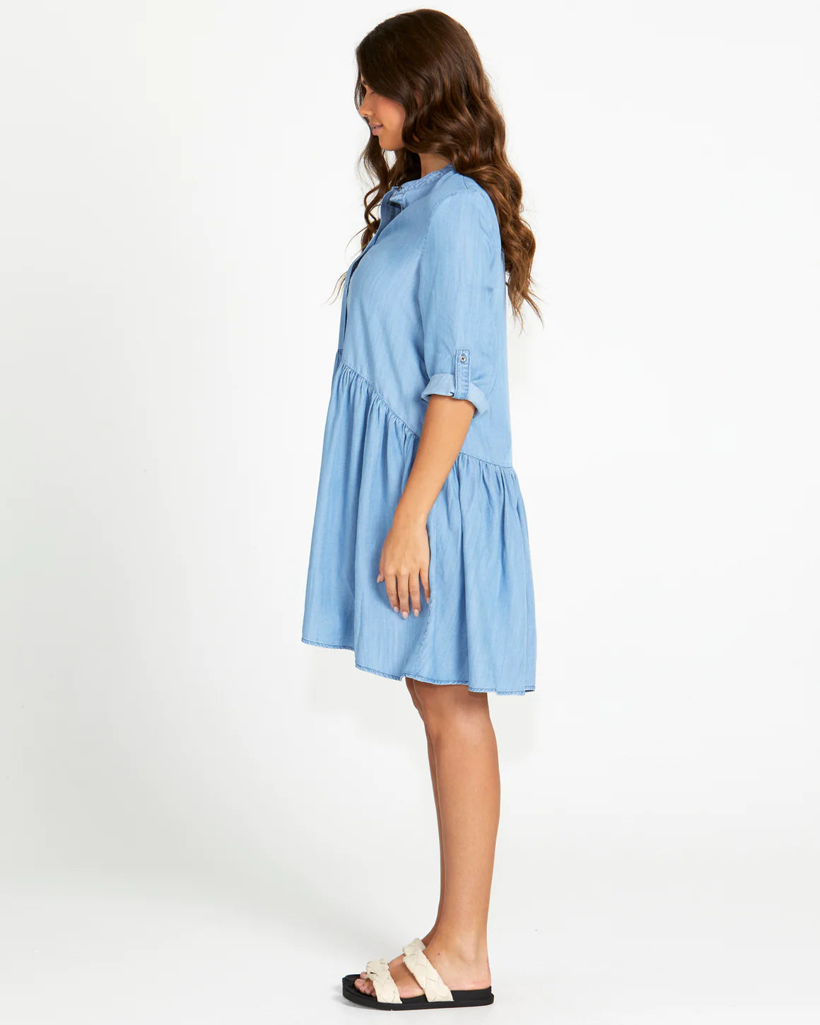 SASS WILLOW SHIRT DRESS - BLUE WASH was $99.99...now