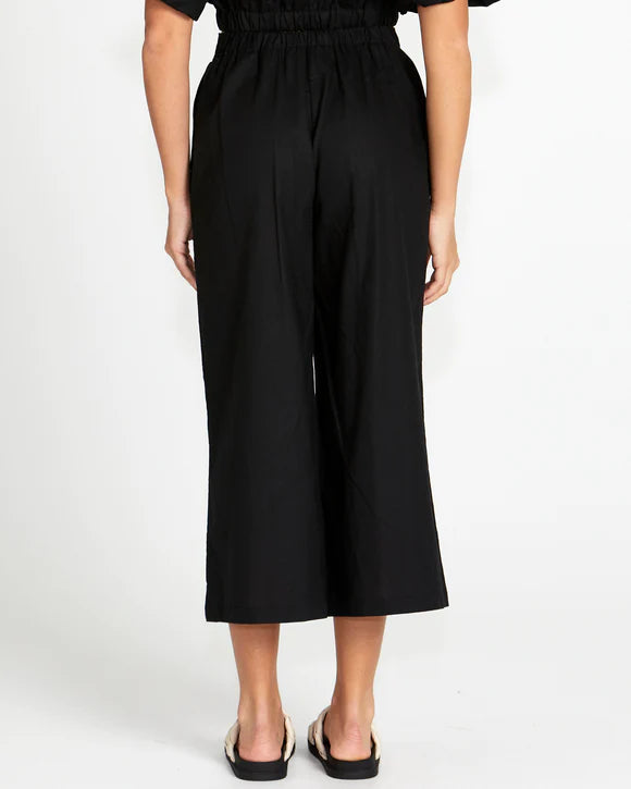 SASS MARNIE RELAXED PANT - BLACK