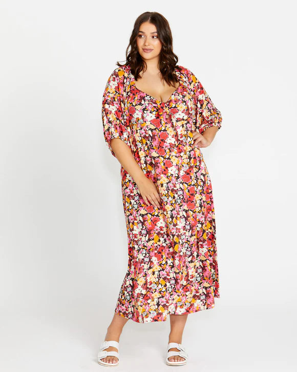 SASS ARABELLA MAXI DRESS - FLOWER PRINT - SALE-- WAS 99.99....