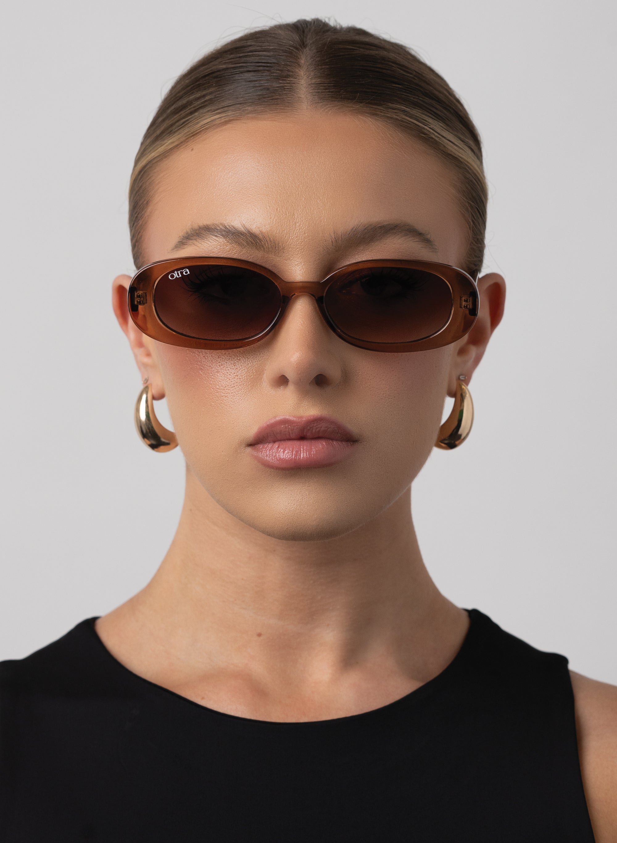 OTRA EYEWEAR - GINA TRANSPARENT COFFEE/BROWN