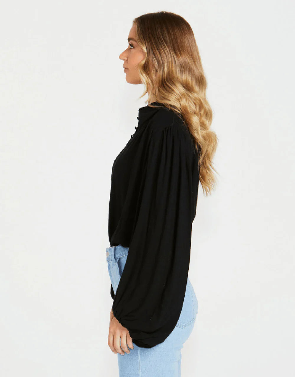 SASS CHAPEL TRIM SHIRT - BLACK