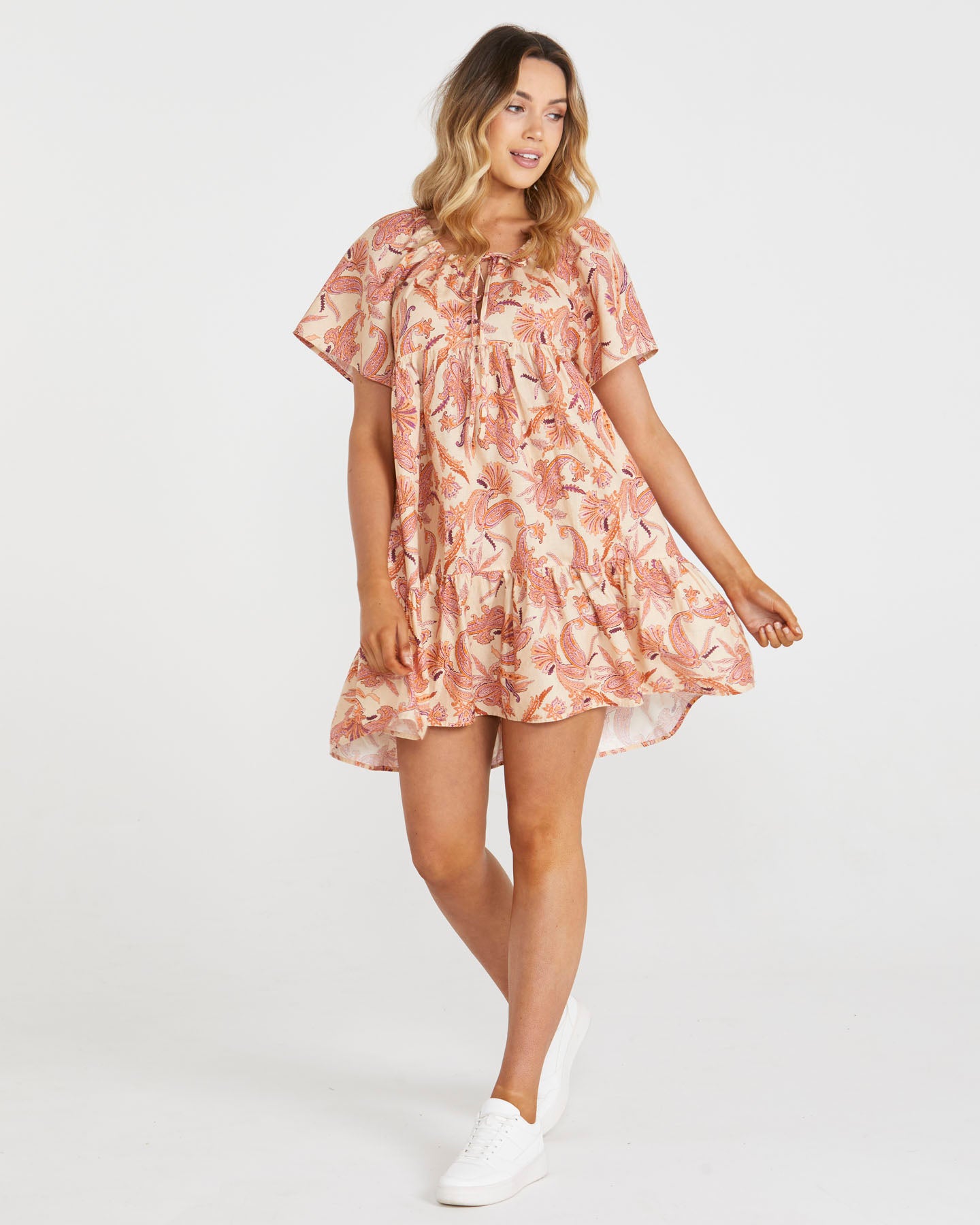 SASS CLARA MINI TIERED DRESS WAS $99.99 ... NOW...