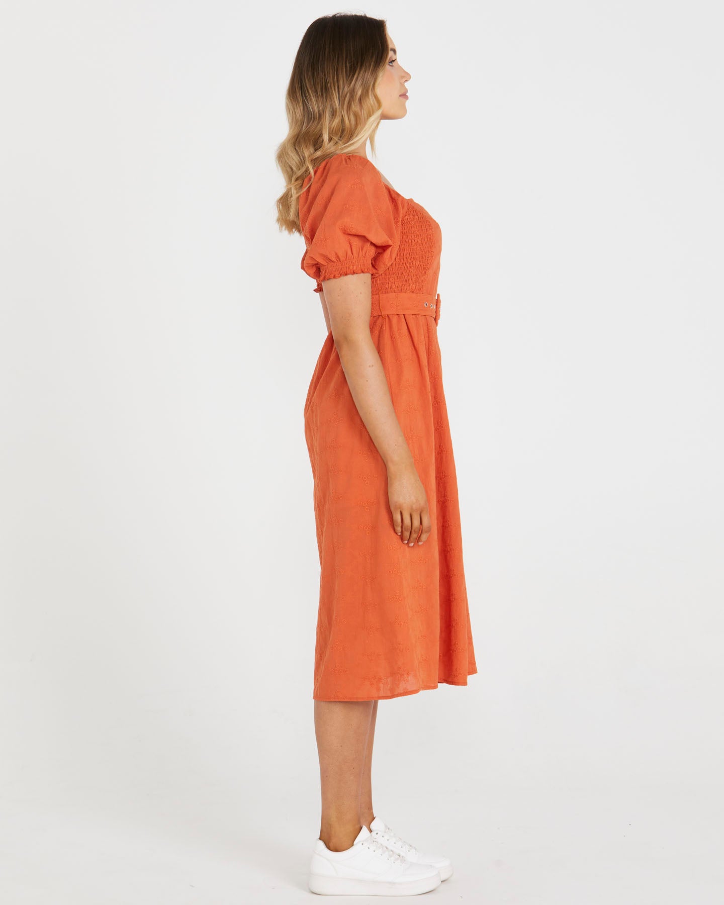 SASS ASHER BELTED DRESS - BURNT ORANGE- was $109.99 ... now...