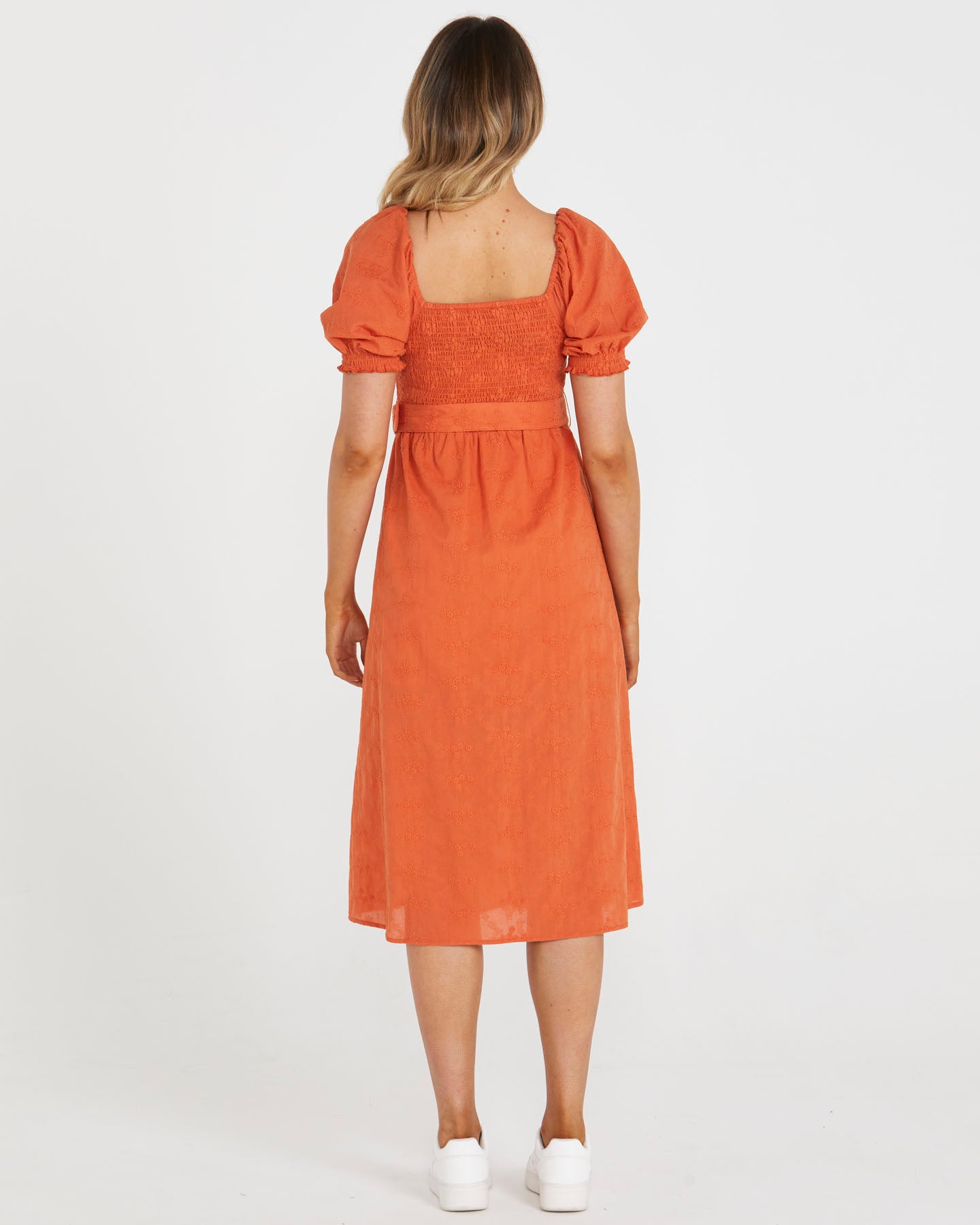 SASS ASHER BELTED DRESS - BURNT ORANGE- was $109.99 ... now...