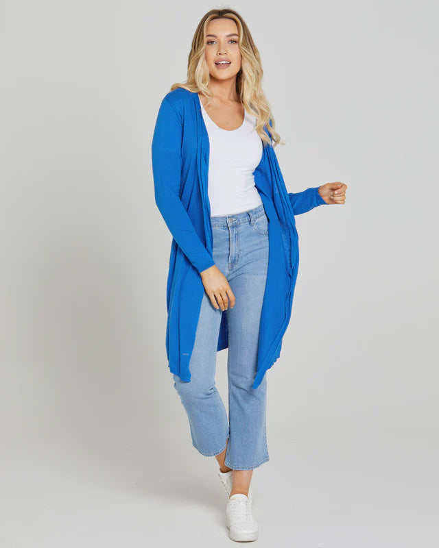 SASS DONNA WATERFALL CARDI - COBALT SALE WAS $89.99 ...NOW...