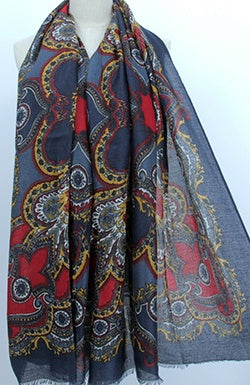 PAISLEY RETRO SCARF