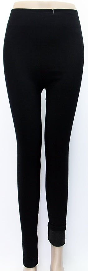 BLACK FLEECE LEGGINGS