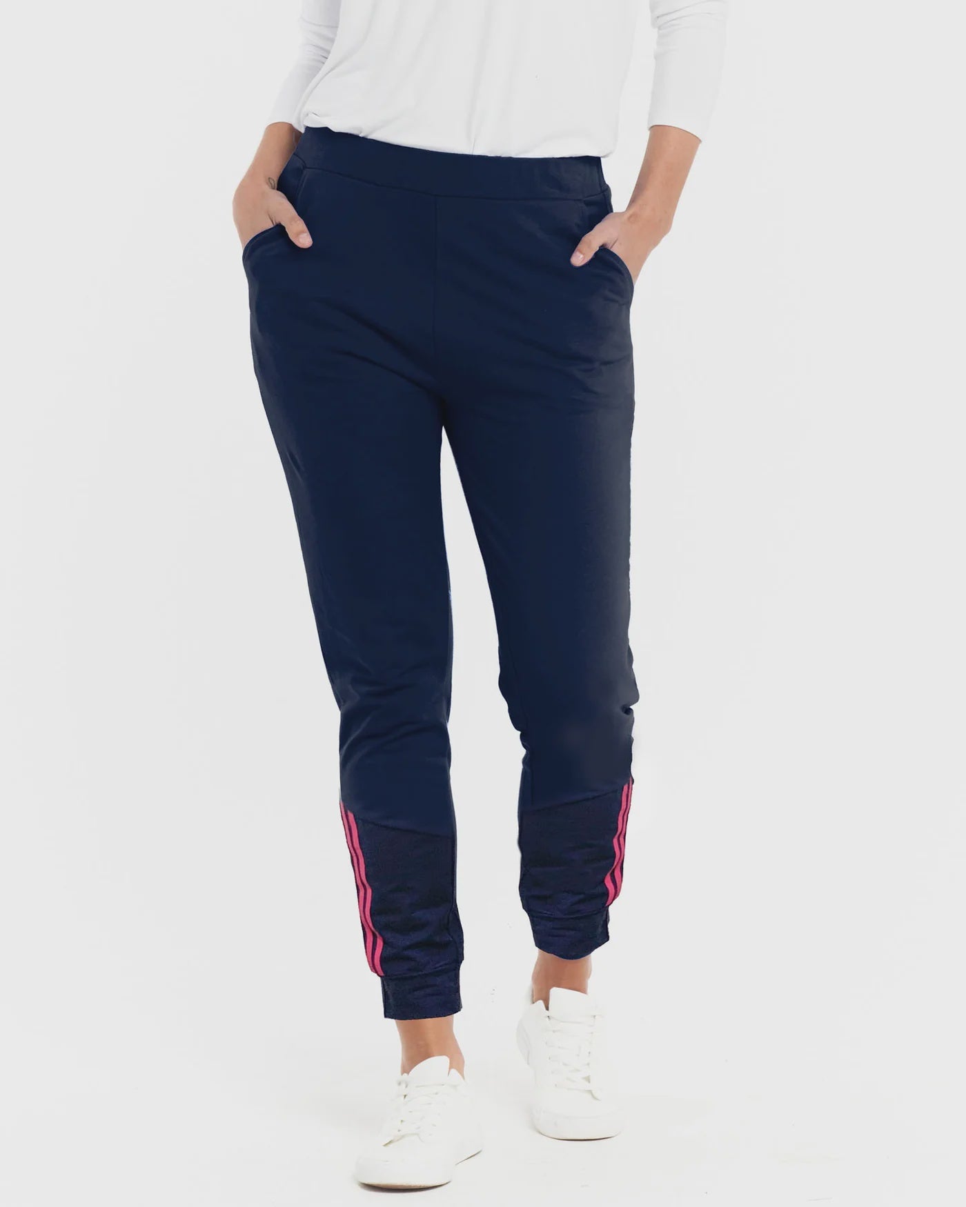 BETTY BASICS QUEENS JOGGERS - MIDNIGHT RUBY