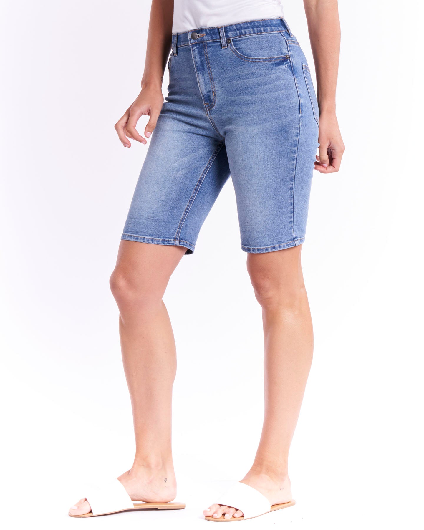 BETTY BASICS BONNIE BERMUDA - DENIM