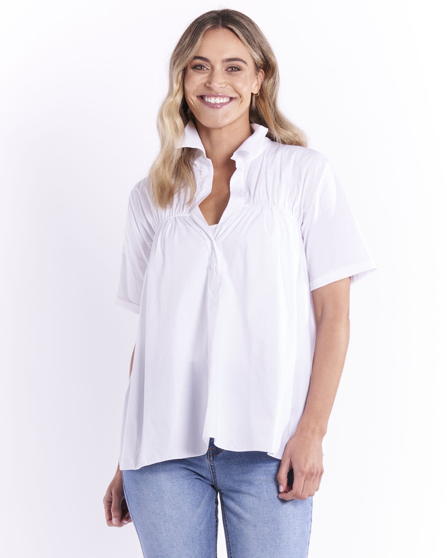 BETTY BASICS SYDNEY SMOCK SHIRT was $69.99....now...