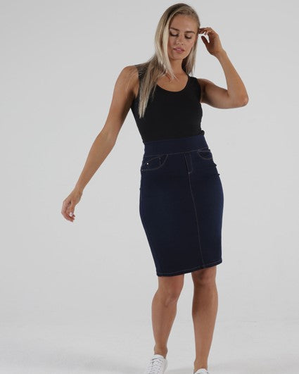 DENIM AINSLEY SKIRT WAS $54.99..... NOW