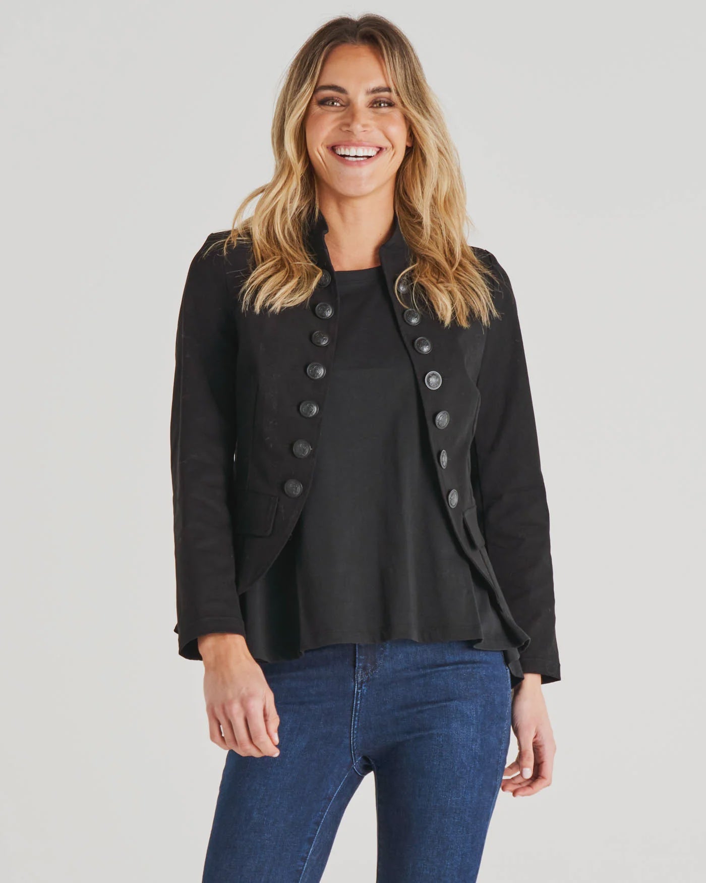 BETTY BASICS STACEY MILITARY JACKET