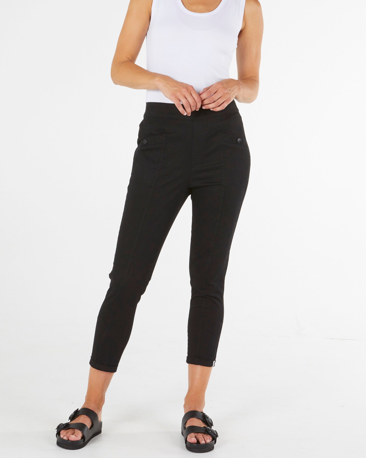 BETTY BASICS CHICAGO PANT - BLACK