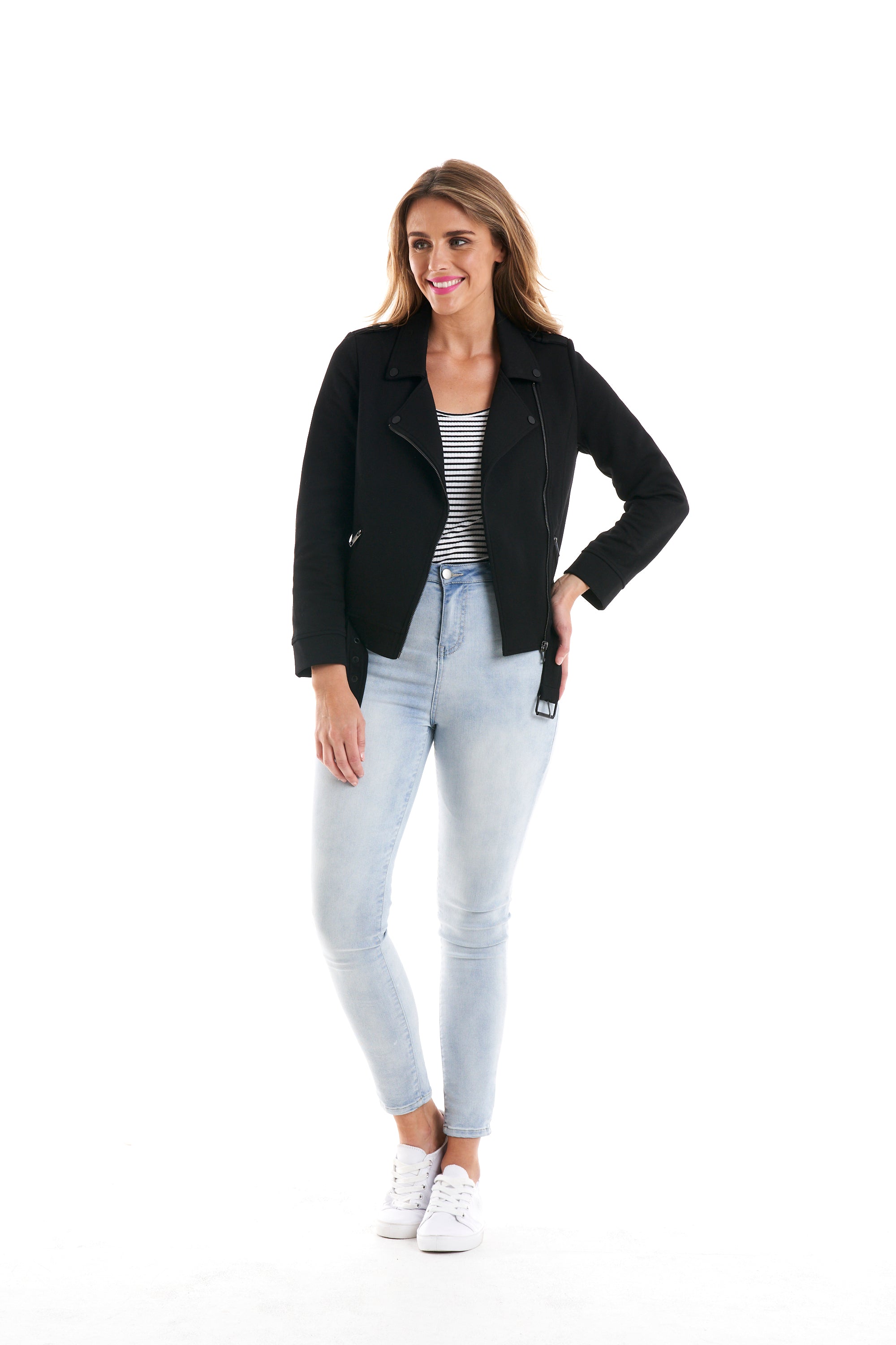 ESTHER BIKER JACKET was $124.99 ... sale now....